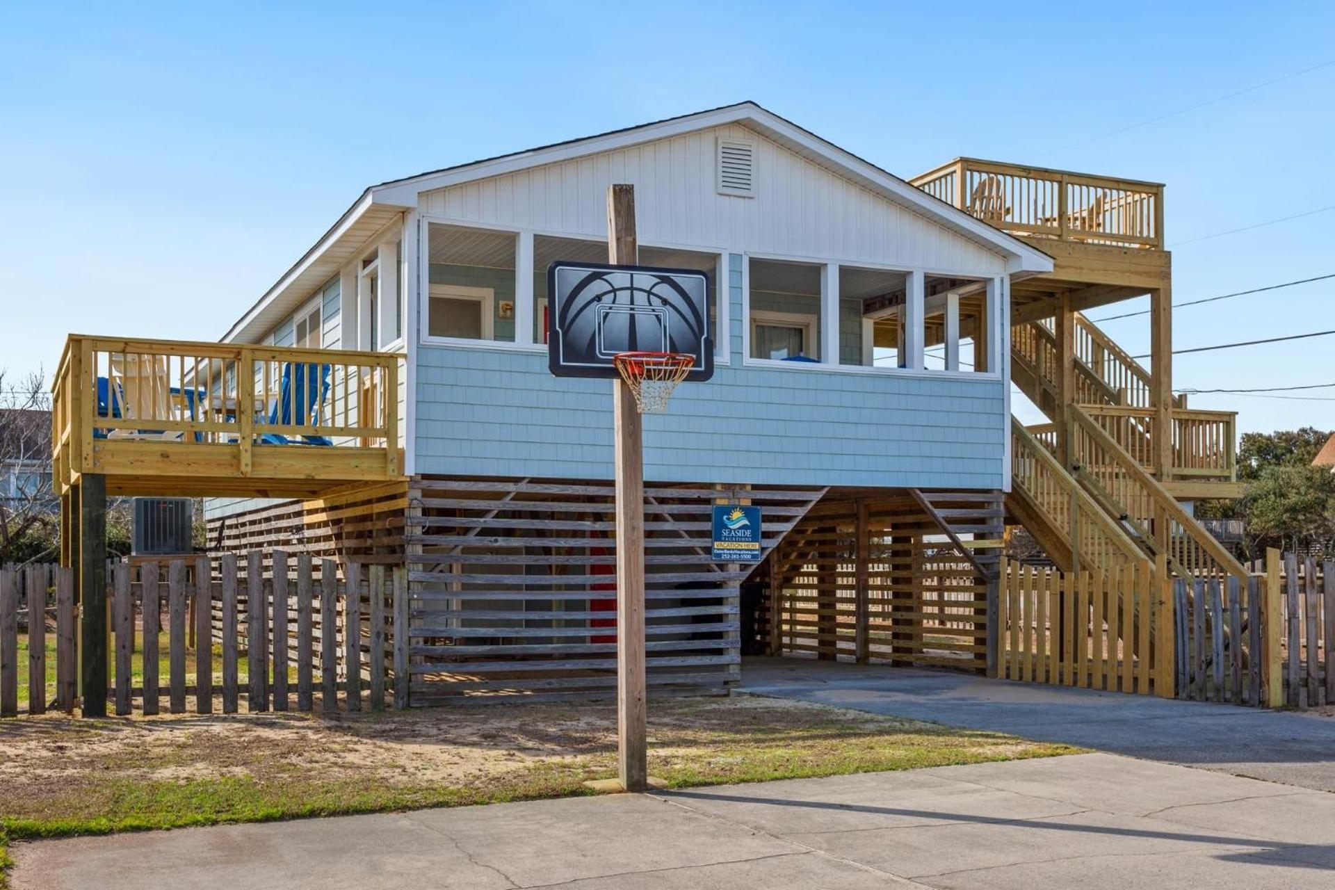 4011 The Dogs House 2 Min Walk To Beach Китти-Хок Экстерьер фото